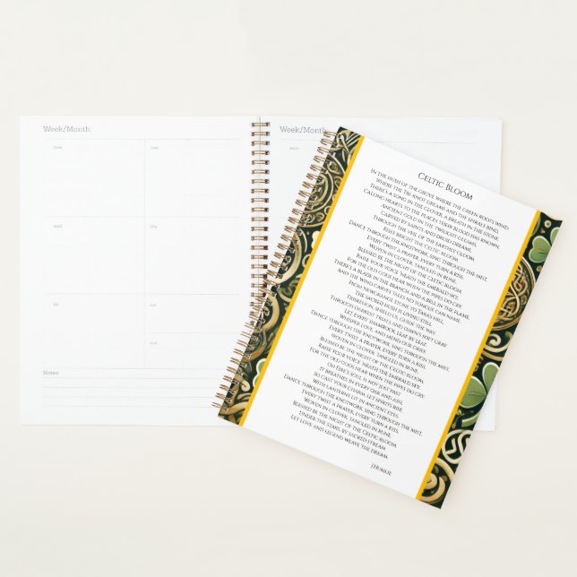 Celtic Bloom Planner (Display)