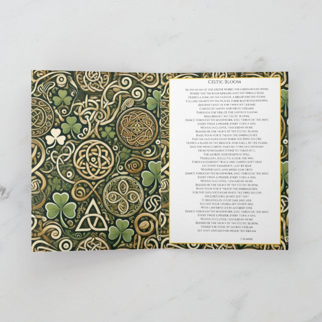 Celtic Bloom Program (Inside)