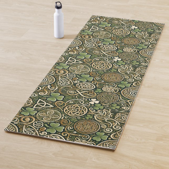Celtic Bloom Yoga Mat (In Situ)