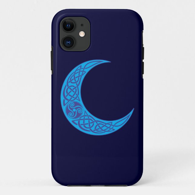 Celtic Blue Moon Case-Mate iPhone Case (Back)