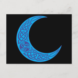 Celtic Blue Moon Postcard