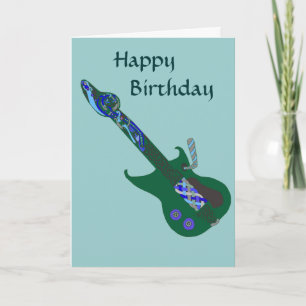 Celtic Blues Guitar Card