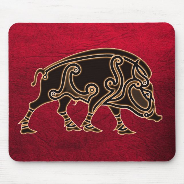 Celtic Boar Mousepad (Front)