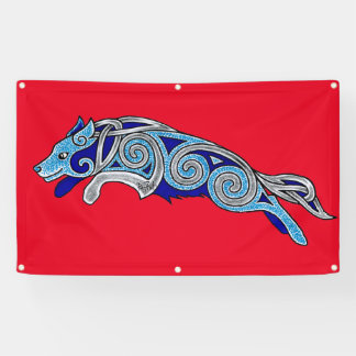 Celtic Border Collie Competitive Agility Dog Banner