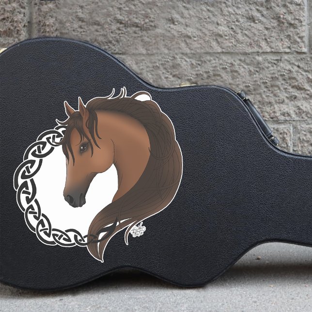 Celtic Brown Horse Yellow (Creator Uploaded)