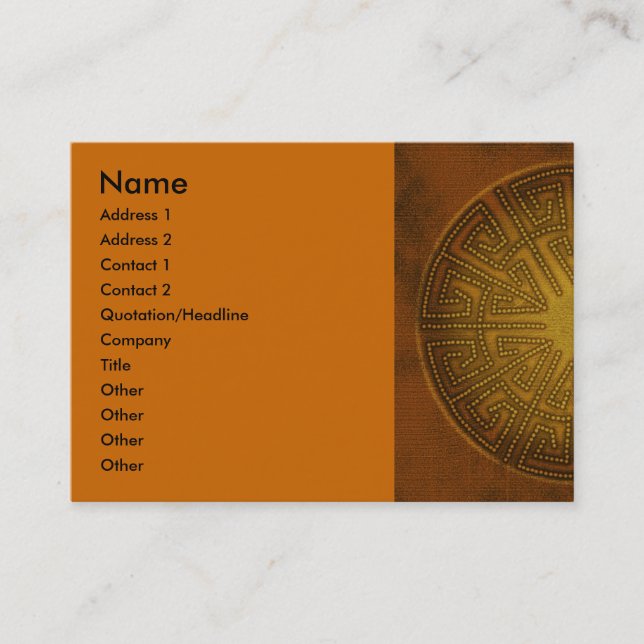 Celtic | business card (Front)