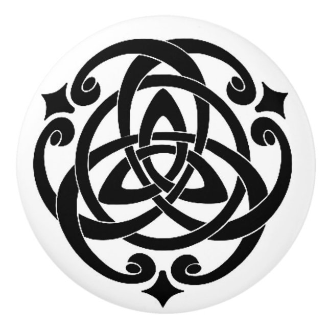 Celtic Ceramic Knob (Front)