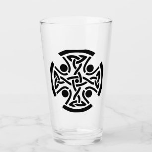Celtic Christian cross  Glass