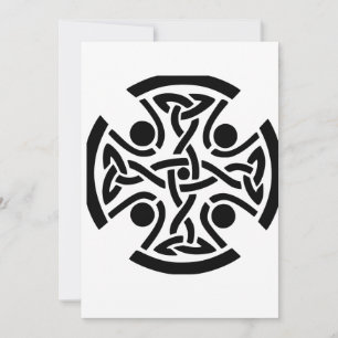 Celtic Christian cross  Invitation