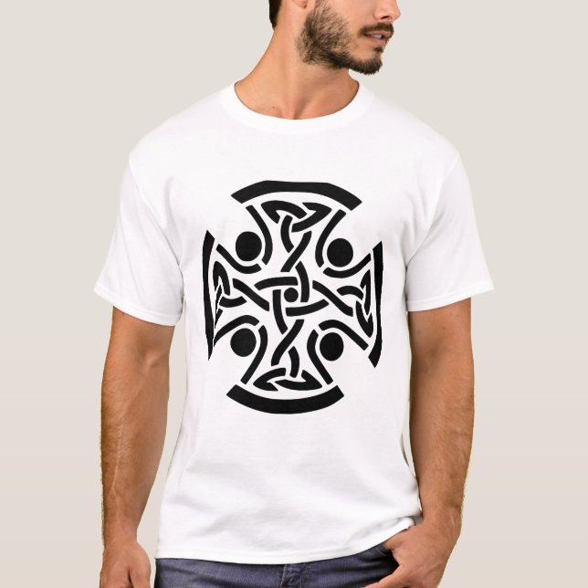 Celtic Christian cross  T-Shirt (Front)