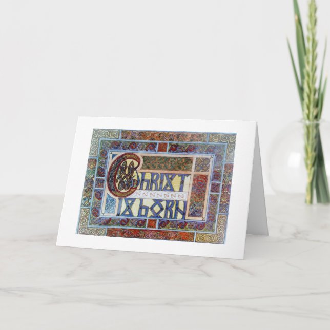 Celtic Christmas Holiday Card (Front)