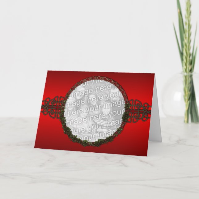 Celtic Christmas Photo Cards (Front)