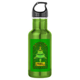 Celtic Christmas Tree - Green 532 Ml Water Bottle