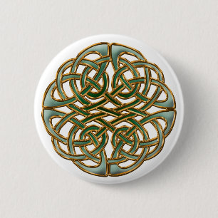 Celtic circle 6 cm round badge