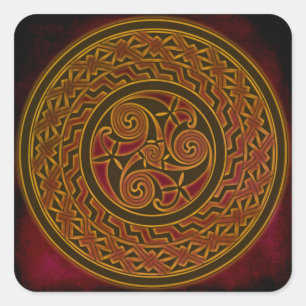 celtic circle knotwork stickers