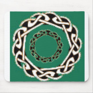 Celtic circles mouse pad