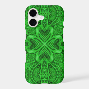 Celtic Clover Vintage Green Fractal Kaleidoscope