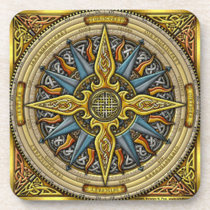 Celtic Compass Coasters