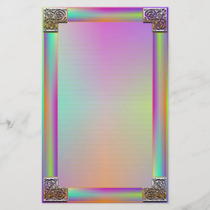 "Celtic Corners One" Fine Lined Stationery