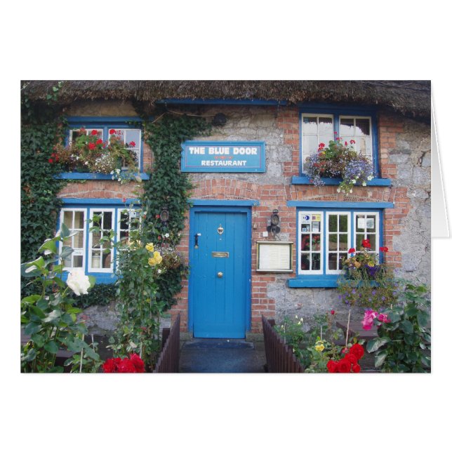 Celtic Cottages - Blue Door (Front Horizontal)