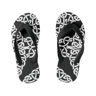 celtic cross 2 kids flip flops