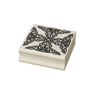 celtic cross art stamp
