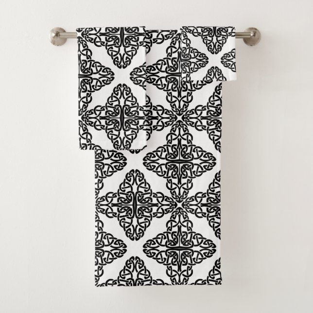 celtic cross bath towel set (Insitu)