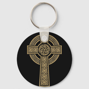 Celtic Cross by Bannigan Artworks Key Ring