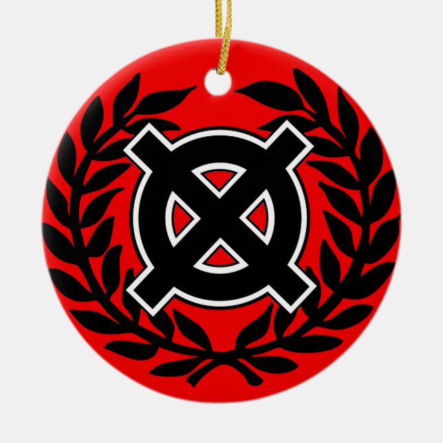 Celtic Cross   Ceramic Ornament (Front)