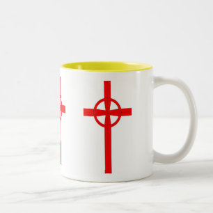Celtic cross coffee mug