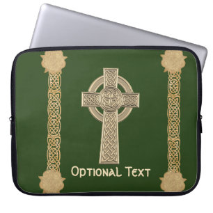 Celtic Cross Custom Laptop Sleeve