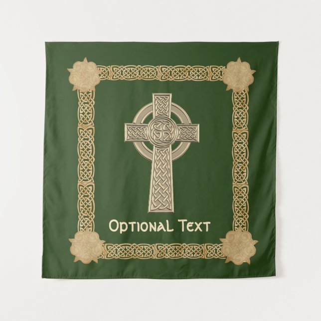 Celtic Cross Custom Tapestry (Front)