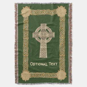 Celtic Cross Custom Throw Blanket