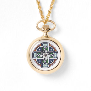Celtic Cross Deco Watch