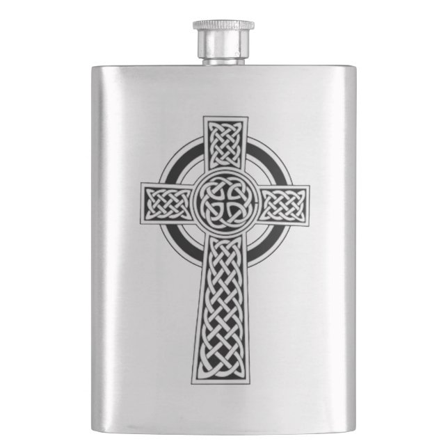 Celtic Cross flask (Front)