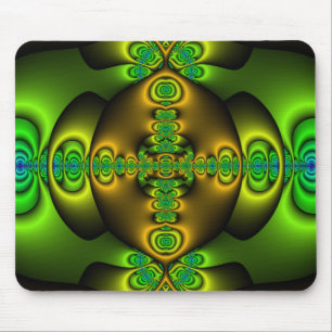 Celtic Cross Fractal Art Mouse Pad