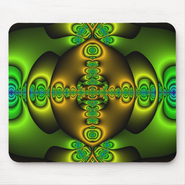 Celtic Cross Fractal Art Mouse Pad (Front)