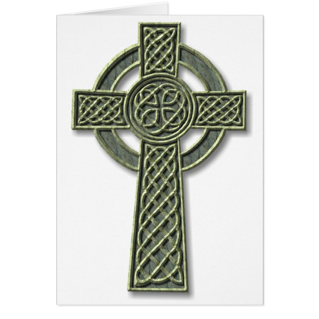 Celtic Cross - Green Stone (Front)