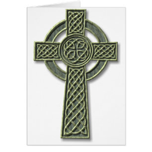 Celtic Cross - Green Stone