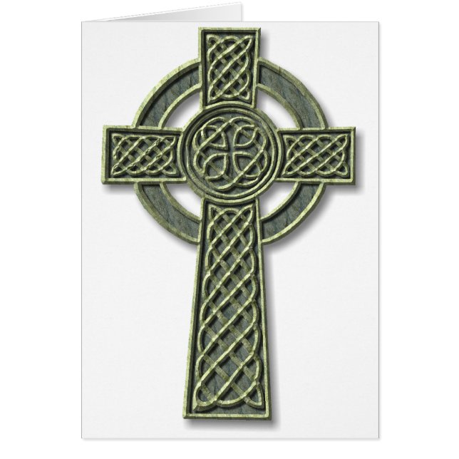Celtic Cross - Green Stone (Front)
