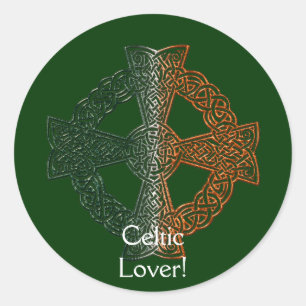 CELTIC CROSS IRISH CLASSICS Collection Classic Round Sticker