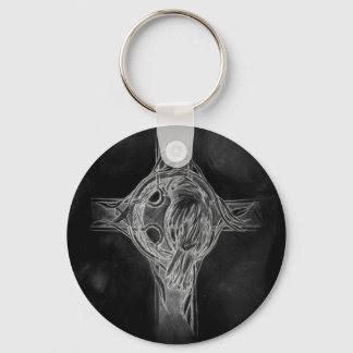 celtic cross key ring