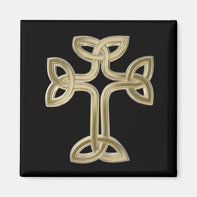 Celtic cross knot magnet (Front)