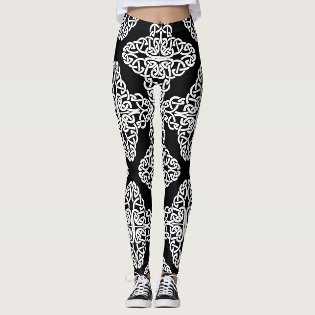 celtic cross  leggings (Front)
