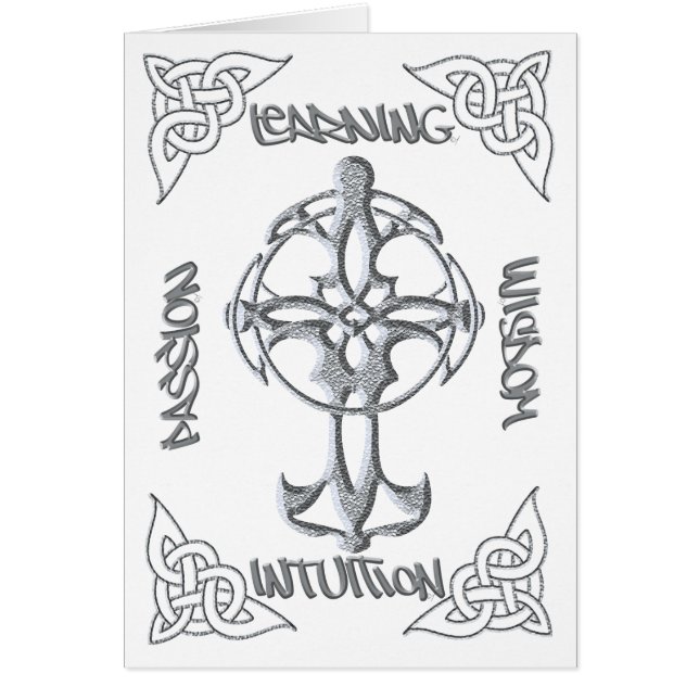 Celtic Cross Meanings Card (Front)