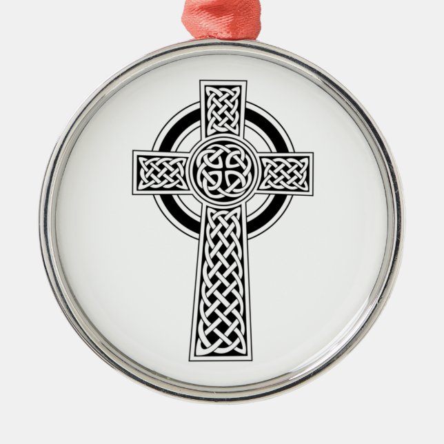 Celtic Cross Metal Ornament (Front)