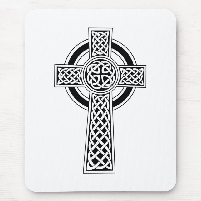 Celtic Cross Mouse Pad (Front)