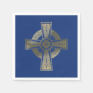 Celtic cross napkin