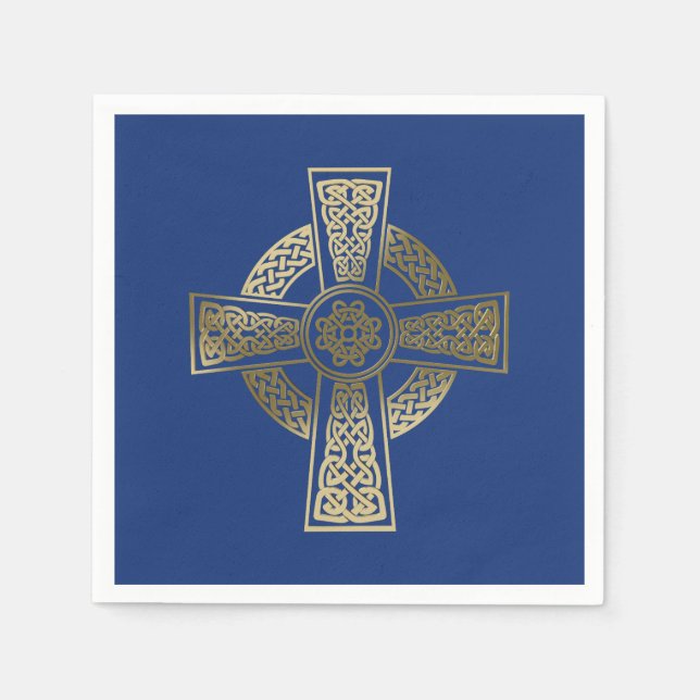 Celtic cross napkin (Front)