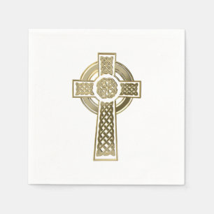 Celtic cross napkin